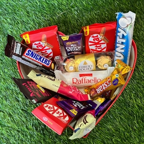 Premium Heart Chocolate Gift Box