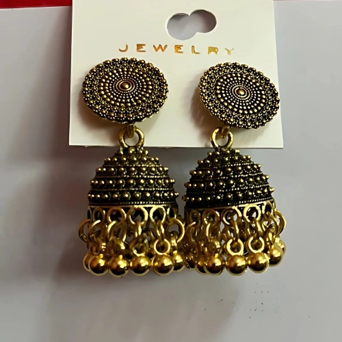 Antique Dangle Charm Earrings