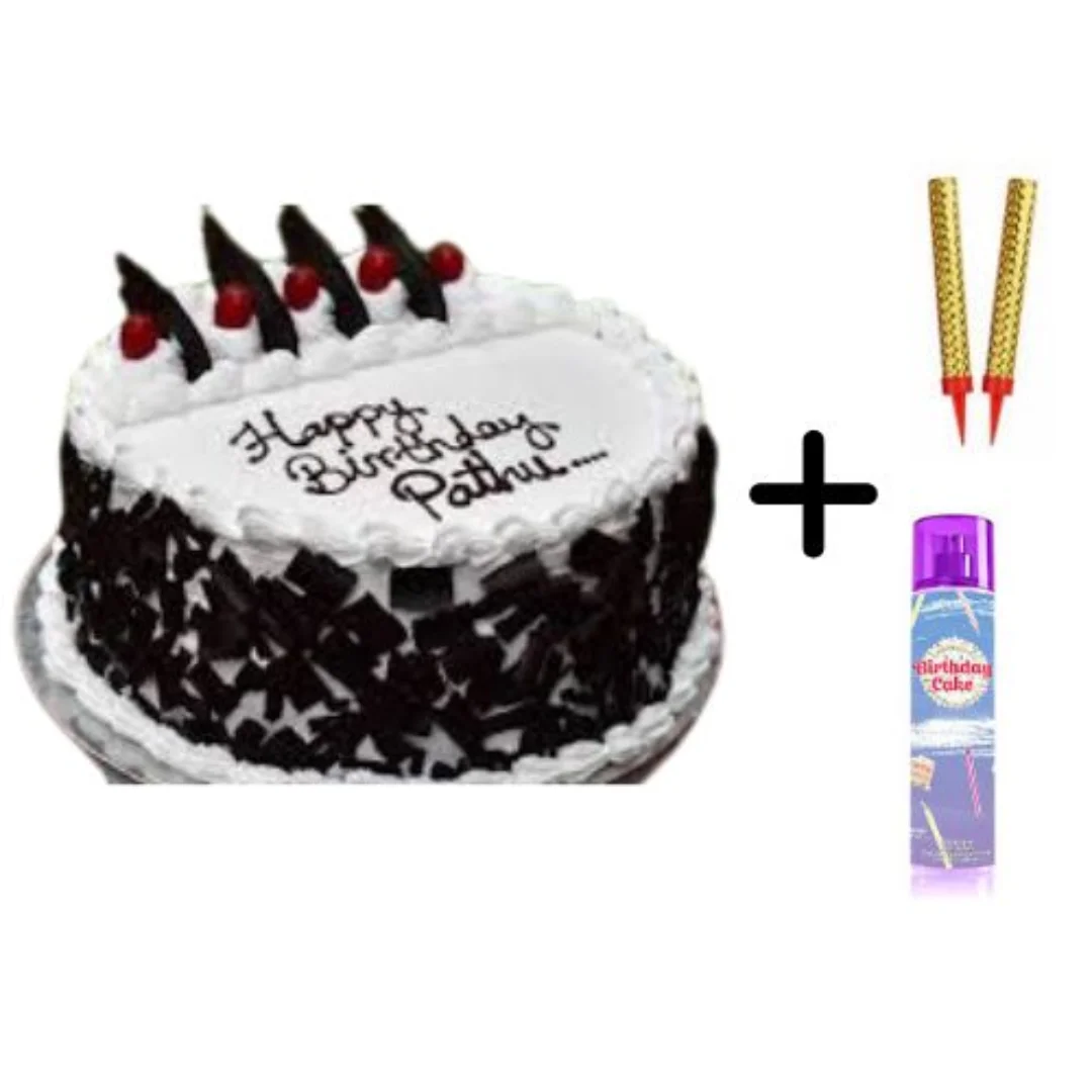 Birthday Combo with Black Forest cake